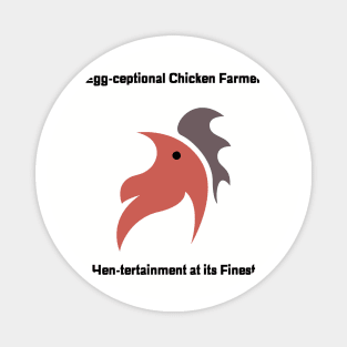 Egg-ceptional Chicken Farmer Magnet